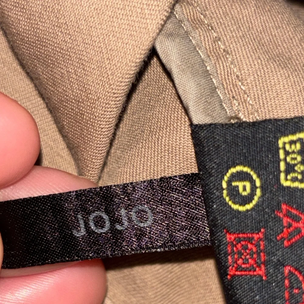 Buffalo David Bitton Tan Blazer with Floral Embroidery - Picture 13 of 14